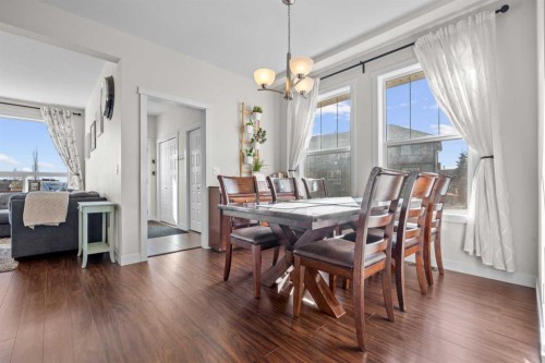 1112 Williamstown Boulevard Nw, Airdrie, AB - Indoor Photo Showing Dining Room