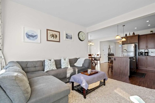 1112 Williamstown Boulevard Nw, Airdrie, AB - Indoor Photo Showing Living Room
