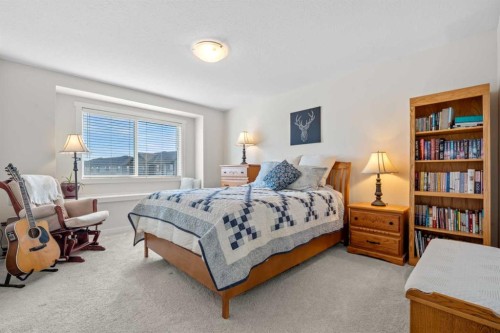 1112 Williamstown Boulevard Nw, Airdrie, AB - Indoor Photo Showing Bedroom