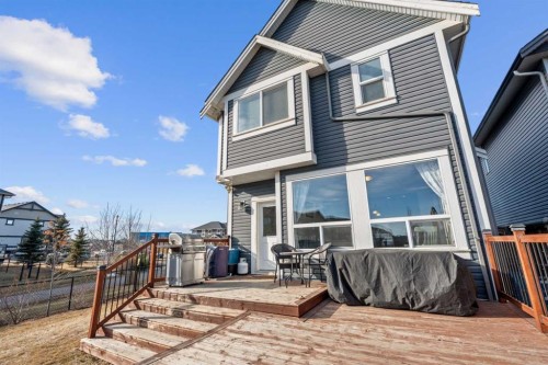 1112 Williamstown Boulevard Nw, Airdrie, AB - Outdoor With Deck Patio Veranda With Exterior