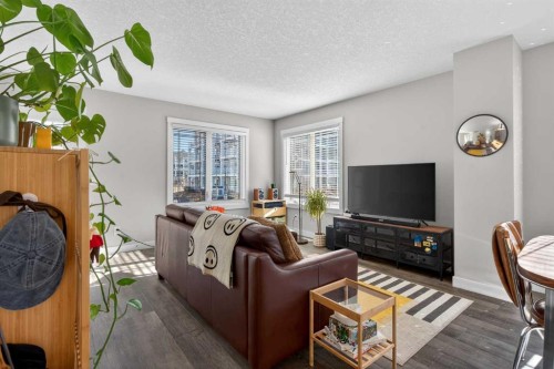 79 Auburn Meadows Street Se, Calgary, AB - Indoor Photo Showing Living Room