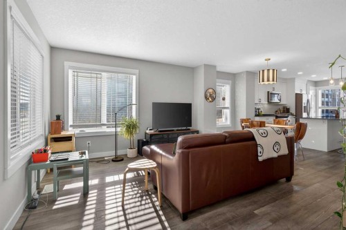 79 Auburn Meadows Street Se, Calgary, AB - Indoor Photo Showing Living Room