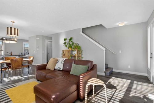 79 Auburn Meadows Street Se, Calgary, AB - Indoor Photo Showing Living Room
