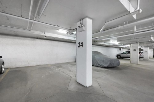 1224-2370 Bayside Road Sw, Airdrie, AB - Indoor Photo Showing Garage