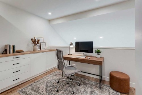 17 Millrise Lane Sw, Calgary, AB - Indoor Photo Showing Office