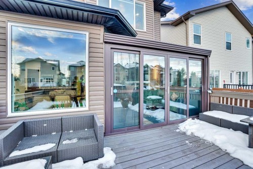 119 Panton Landing Nw, Calgary, AB - Outdoor With Deck Patio Veranda With Exterior