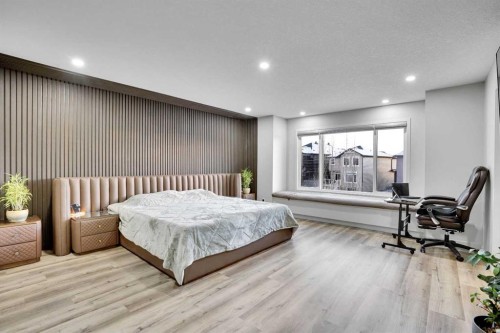 119 Panton Landing Nw, Calgary, AB - Indoor Photo Showing Bedroom