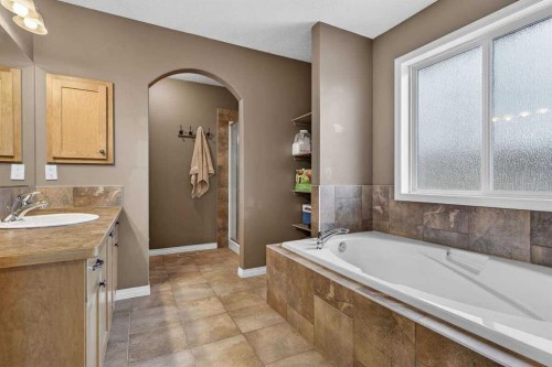 55 Sheep River Cove, Okotoks, AB - Indoor Photo Showing Bathroom