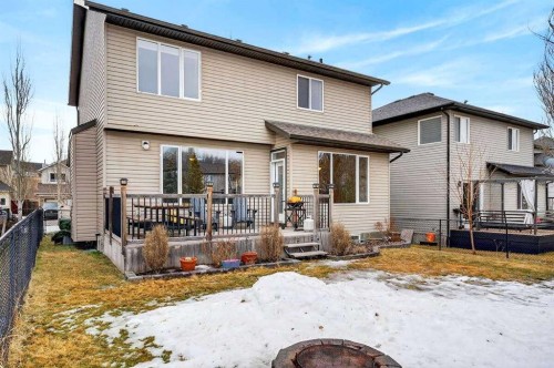 55 Sheep River Cove, Okotoks, AB - Outdoor With Deck Patio Veranda