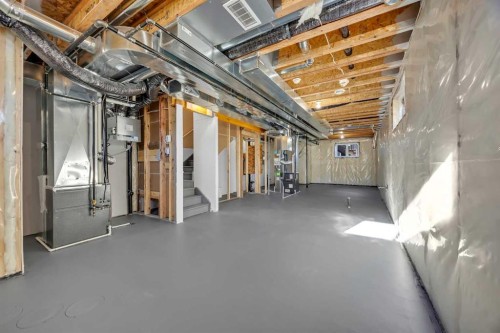 26 Versant Path Sw, Calgary, AB - Indoor Photo Showing Basement