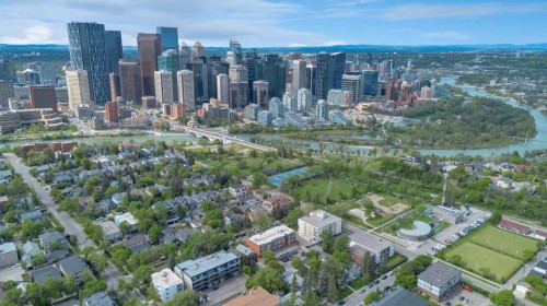 103-222 5 Avenue Ne, Calgary, AB - Outdoor With View