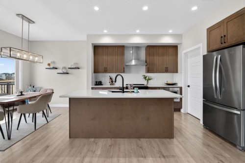 12 Cornerbrook Cove Ne, Calgary, AB - Indoor Photo Showing Kitchen With Upgraded Kitchen