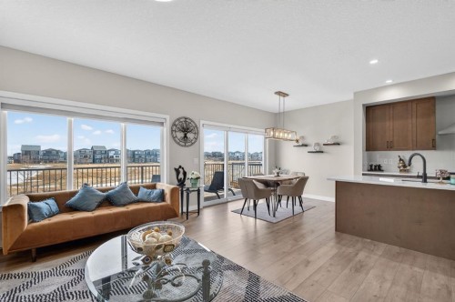 12 Cornerbrook Cove Ne, Calgary, AB - Indoor Photo Showing Living Room