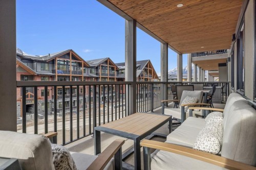 313-1408 Spring Creek Gate, Canmore, AB - Outdoor With Deck Patio Veranda With Exterior