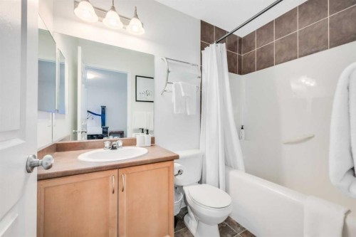 997 New Brighton Gardens Se, Calgary, AB - Indoor Photo Showing Bathroom