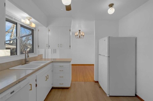 1980 Cottonwood Crescent Se, Calgary, AB - Indoor Photo Showing Kitchen