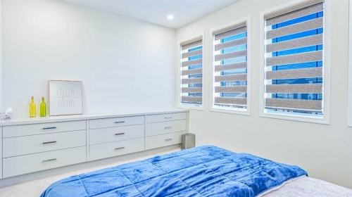 69 Carrington Way Nw, Calgary, AB - Indoor Photo Showing Bedroom