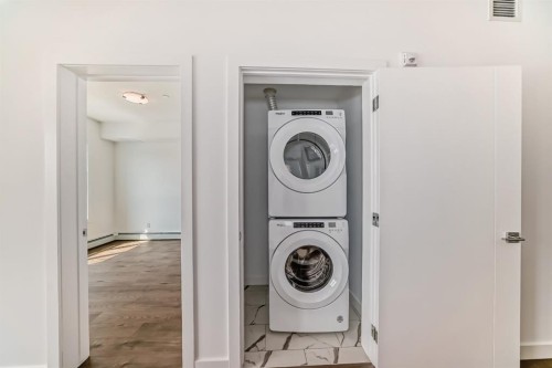 1408-60 Skyview Ranch Road Ne, Calgary, AB - Indoor Photo Showing Laundry Room