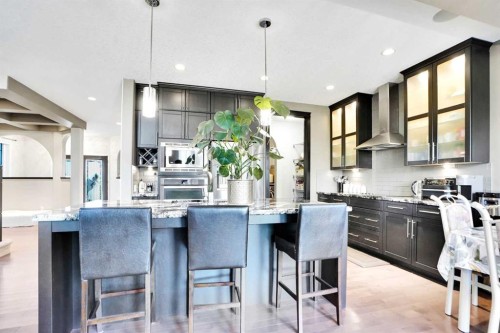 60 Cranarch Rise Se, Calgary, AB - Indoor Photo Showing Kitchen With Upgraded Kitchen