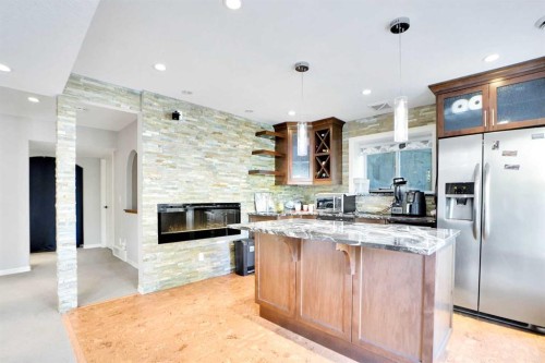 60 Cranarch Rise Se, Calgary, AB - Indoor Photo Showing Kitchen With Stainless Steel Kitchen With Upgraded Kitchen