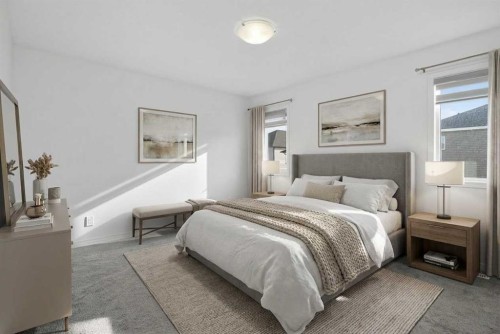 82 Osborne Common Sw, Airdrie, AB - Indoor Photo Showing Bedroom
