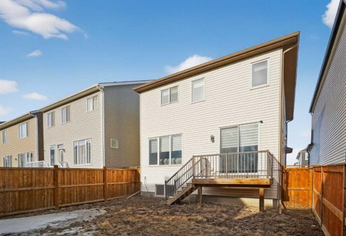82 Osborne Common Sw, Airdrie, AB - Outdoor With Deck Patio Veranda With Exterior