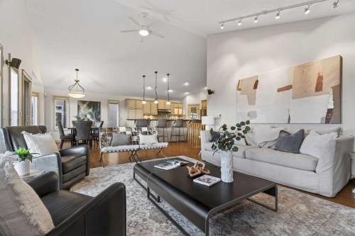 55 Billy Haynes Trail, Okotoks, AB - Indoor Photo Showing Living Room