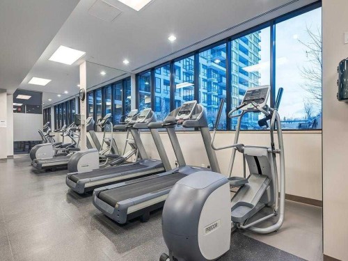 314-51 Waterfront Mews Sw, Calgary, AB - Indoor Photo Showing Gym Room