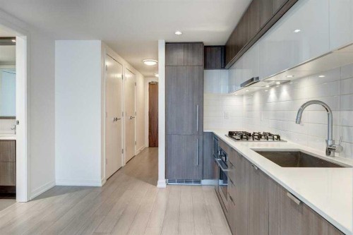 314-51 Waterfront Mews Sw, Calgary, AB - Indoor Photo Showing Kitchen With Upgraded Kitchen