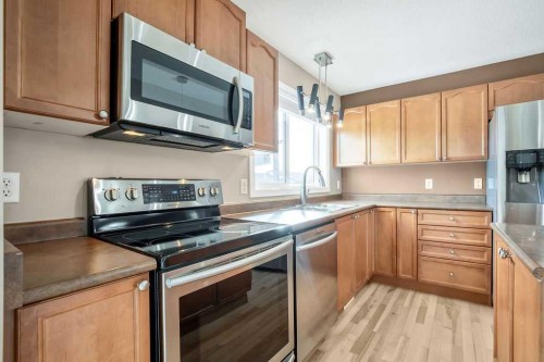 230 Elgin Place Se, Calgary, AB - Indoor Photo Showing Kitchen With Stainless Steel Kitchen With Upgraded Kitchen