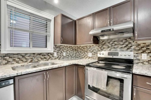131 Martinridge Grove Ne, Calgary, AB - Indoor Photo Showing Kitchen With Double Sink With Upgraded Kitchen