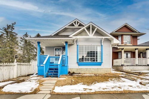 131 Martinridge Grove Ne, Calgary, AB - Outdoor With Deck Patio Veranda With Facade