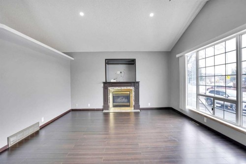 131 Martinridge Grove Ne, Calgary, AB - Indoor With Fireplace