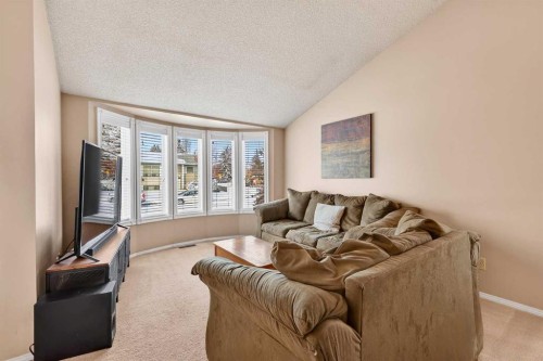 196 Deersaxon Circle Se, Calgary, AB - Indoor Photo Showing Living Room
