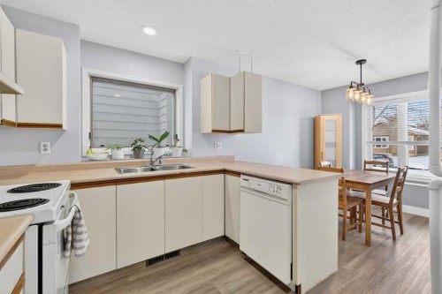 196 Deersaxon Circle Se, Calgary, AB - Indoor Photo Showing Kitchen With Double Sink