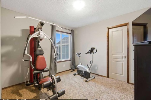 62 Chaparral Valley Grove Se, Calgary, AB - Indoor Photo Showing Gym Room