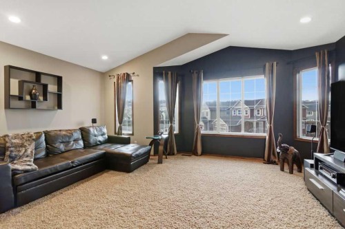 62 Chaparral Valley Grove Se, Calgary, AB - Indoor Photo Showing Living Room