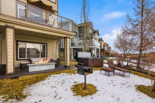 62 Chaparral Valley Grove Se, Calgary, AB - Outdoor With Deck Patio Veranda