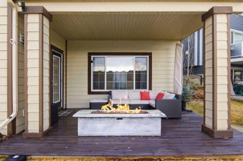 62 Chaparral Valley Grove Se, Calgary, AB - Outdoor With Deck Patio Veranda With Exterior