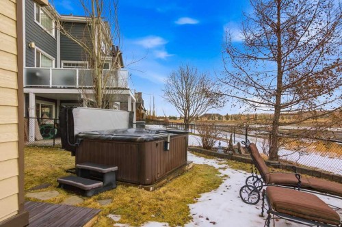 62 Chaparral Valley Grove Se, Calgary, AB - Outdoor With Deck Patio Veranda
