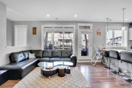 231 Savanna Walk Ne, Calgary, AB - Indoor Photo Showing Living Room