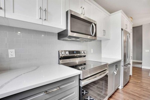 231 Savanna Walk Ne, Calgary, AB - Indoor Photo Showing Kitchen With Stainless Steel Kitchen With Upgraded Kitchen