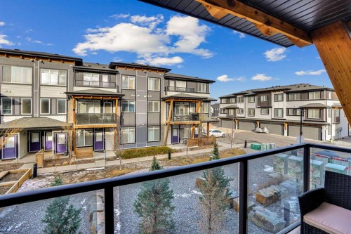 231 Savanna Walk Ne, Calgary, AB - Outdoor With Balcony With Exterior