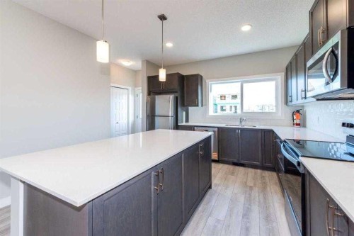 1904 Cornerstone Boulevard Ne, Calgary, AB - Indoor Photo Showing Kitchen With Stainless Steel Kitchen With Upgraded Kitchen