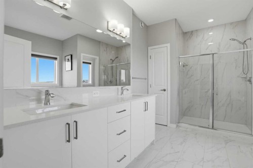 276 Calhoun Crescent Ne, Calgary, AB - Indoor Photo Showing Bathroom