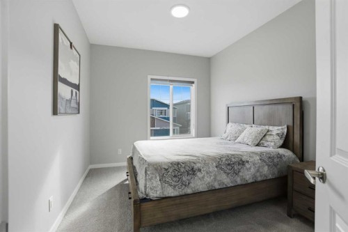276 Calhoun Crescent Ne, Calgary, AB - Indoor Photo Showing Bedroom