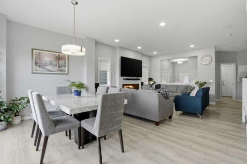 276 Calhoun Crescent Ne, Calgary, AB - Indoor Photo Showing Dining Room