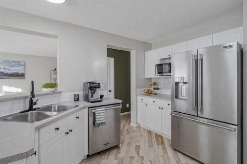 67 Silver Springs Way Nw, Airdrie, AB - Indoor Photo Showing Kitchen With Double Sink