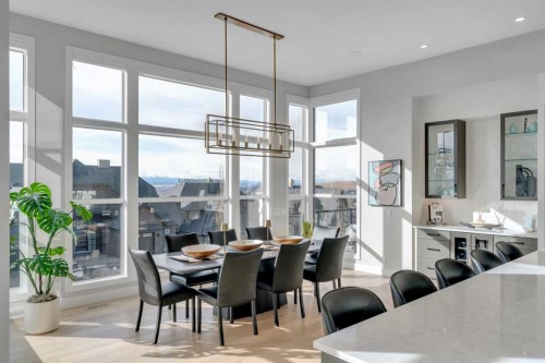 100 Elkton Close Sw, Calgary, AB - Indoor Photo Showing Dining Room