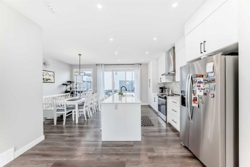 71 Skyview Ranch Avenue Ne, Calgary, AB - Indoor Photo Showing Kitchen With Upgraded Kitchen
